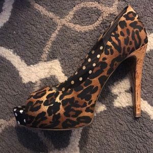 Guess Leopard Print Heels